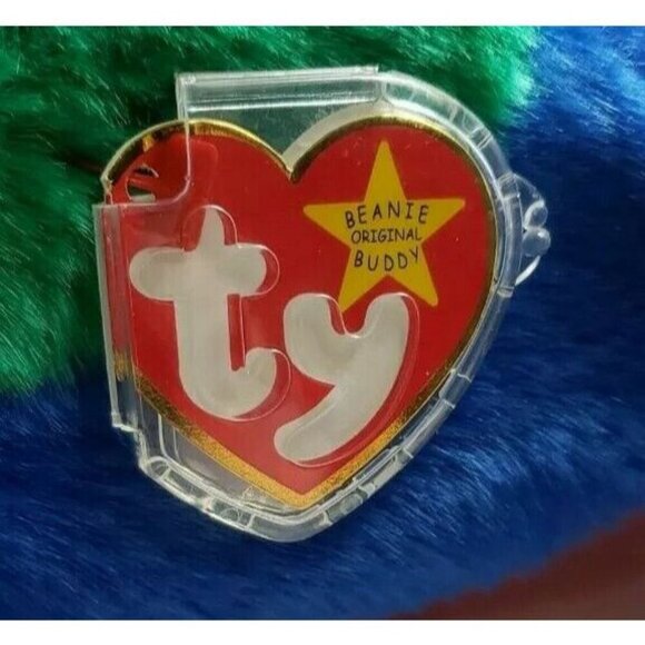 Ty Beanie Buddy Jabber the Parrot Colorful Large 10" Bird 1999 - Picture 3 of 7